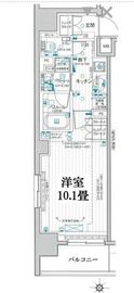 パレステージ大島 10階 間取り図