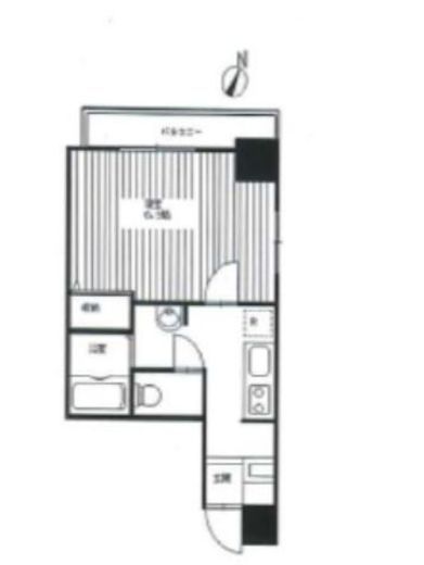 レジーナ銀座東 2階 間取り図