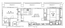 パレステュディオ御茶ノ水駿河台参番館 8階 間取り図