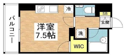 アピス神宮外苑 4階 間取り図