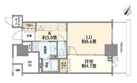 ブランズ横浜 10階 間取り図