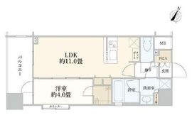 シティインデックス新宿若松町 13階 間取り図