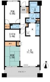 CASSIA横濱ガーデン山 511 間取り図