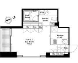 We Will 八丁堀 705 間取り図