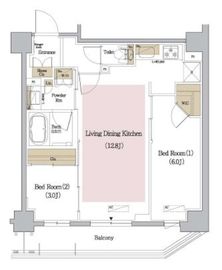 アーバネックス新御徒町 1102 間取り図