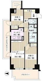 ベルジュ弥生町 703 間取り図