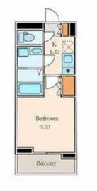 プロポンス麻布 910 間取り図