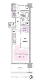 ル・サンク東京森下 1階 間取り図