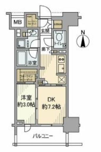 アトラス北品川 4階 間取り図