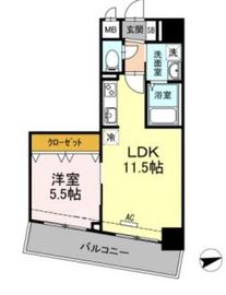 BLESS志村坂上 505 間取り図