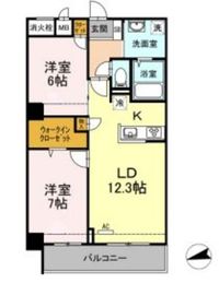 BLESS志村坂上 102 間取り図