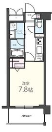 エリートタウン日本橋 1002 間取り図