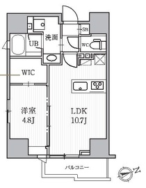 シーズンフラッツ蔵前パークフロント 203 間取り図