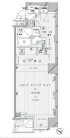 デュオ・スカーラ兜町 4階 間取り図