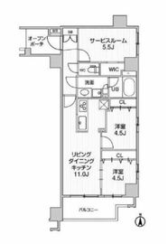 Weave Place KunitachiⅠ (ウィーヴプレイス国立Ⅰ) 403 間取り図