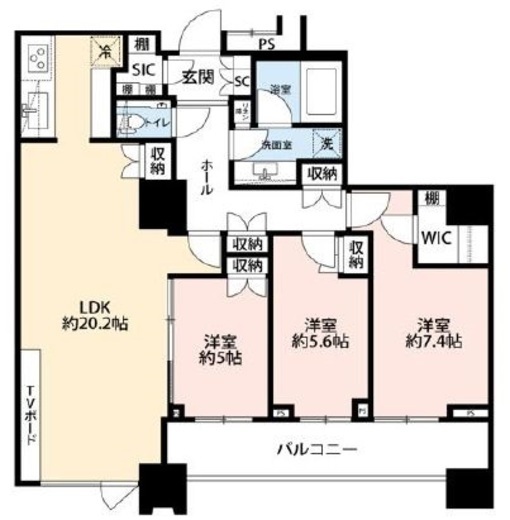 アトラスタワー茗荷谷 15階 間取り図