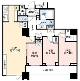 アトラスタワー茗荷谷 15階 間取り図