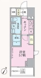 ARKMARK渋谷初台 (アークマーク渋谷初台) 8階 間取り図