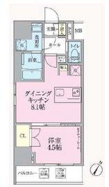 ARKMARK渋谷初台 (アークマーク渋谷初台) 12階 間取り図