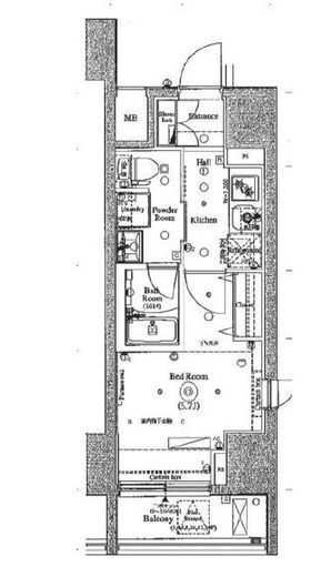 ARKMARK渋谷初台 (アークマーク渋谷初台) 15階 間取り図