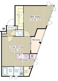 ゼルコバ上高井戸 407 間取り図