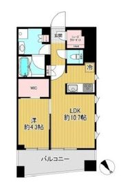 イニシア横浜桜木町 8階 間取り図