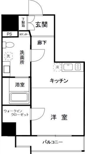 アーバイル三軒茶屋 7階 間取り図