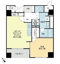 グランドメゾン田町 3階 間取り図