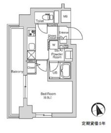エミリブ鷺ノ宮 209 間取り図