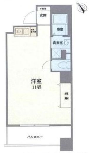 お茶ノ水リバーサイド 1001 間取り図
