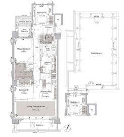 パークホームズ西池袋 5階 間取り図
