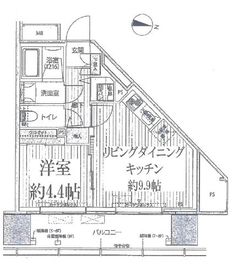 桜ヒルズ九段北 607 間取り図