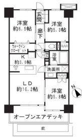 ヴェレーナグラン門前仲町 2階 間取り図
