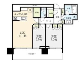 パークコート赤坂檜町ザ・タワー 28階 間取り図