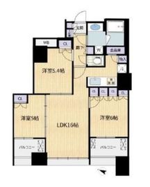 リストレジデンス西日暮里壱番館 3階 間取り図