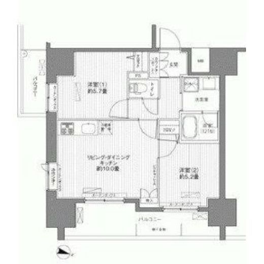 センテニアル王子神谷 7階 間取り図