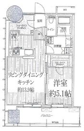 桜ヒルズ九段北 613 間取り図