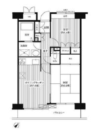 ステラメゾン武蔵小山 6階 間取り図