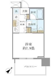 ブリリアタワー浜離宮 7階 間取り図