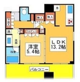 サンクタス川崎タワー 13階 間取り図