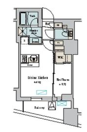 nido蔵前Avenue 503 間取り図
