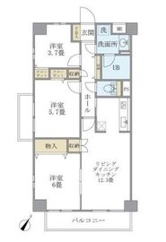 KDXレジデンス田園調布 206 間取り図
