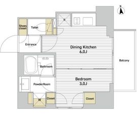 インプルーブ西日暮里 702 間取り図