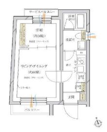 サウンドプルーフプロ大森 101 間取り図