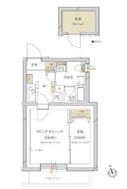 サウンドプルーフプロ大森 501 間取り図