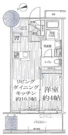 桜ヒルズ九段北 509 間取り図