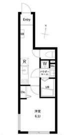 WHARF蒲田west 502 間取り図