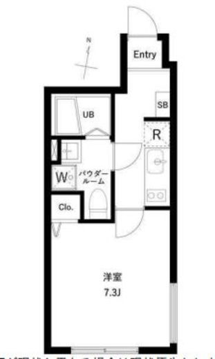 WHARF蒲田west 503 間取り図