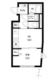 WHARF蒲田west 204 間取り図