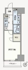 アジールコート汐浜キャナル 509 間取り図